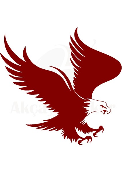 Kartal Tasarım Oto Sticker Kırmızı 20*20 cm