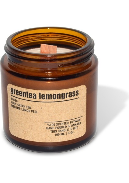 : Kokulu Soya Mum : 200 gr : Greentea Lemongrass