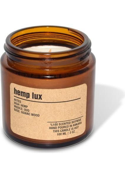 : Kokulu Soya Mum : 200 gr : Hemp Lux fiyatları