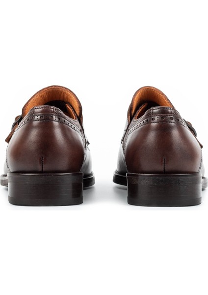 Lhotse Microlight Taban Çift Tokalı Hakiki Deri Erkek Klasik Ayakkabı, Monkstrap, Loafer