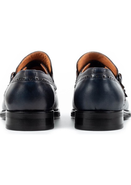Lhotse Microlight Taban Çift Tokalı Hakiki Deri Erkek Klasik Ayakkabı, Monkstrap, Loafer
