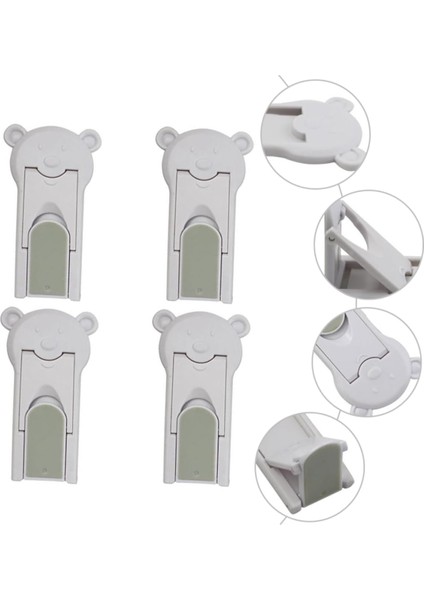 Adet Koruyucu Kilit Çocuk Güvenlik Kilitleri Çocuk Pencere Kilitleri Pratik Çocuk Güvenlik Kilidi Yaratıcı Pencere Kilidi Yaratıcı Koruyucu Pencere Kilitli Dolap Kilidi Abs Beyaz B (Yurt Dışından) modelleri