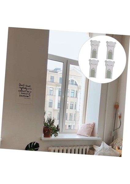 Adet Koruyucu Kilit Çocuk Güvenlik Kilitleri Çocuk Pencere Kilitleri Pratik Çocuk Güvenlik Kilidi Yaratıcı Pencere Kilidi Yaratıcı Koruyucu Pencere Kilitli Dolap Kilidi Abs Beyaz B (Yurt Dışından) fırsatları