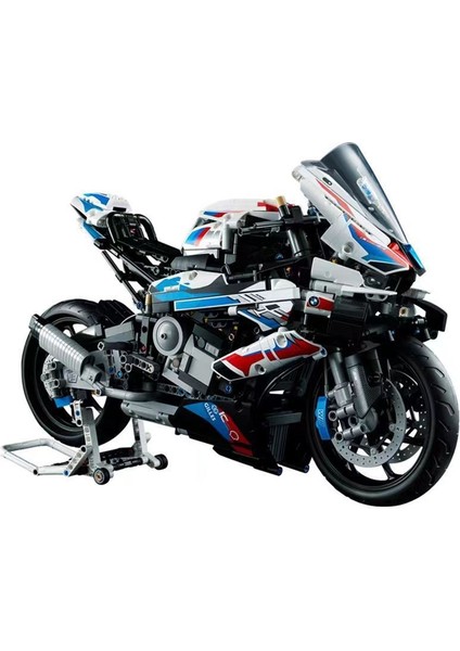 42130 Baoma M1000RR Motosiklet Montaj Bulmaca Yapı Taşları ile Uyumlu Çocuk Oyuncak Modeli Erkek Hediye Ducati V4R + Akrilik (Yurt Dışından)
