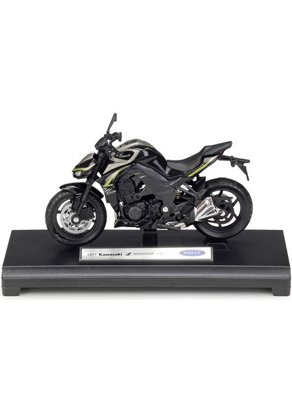Welly1: 18 Kawasaki 2017 Kawasaki Z1000R Sokak Arabası Simülasyon Alaşım Motosiklet Modeli 2001 Yamaha XP500 Tmax Sarı (Yurt Dışından)