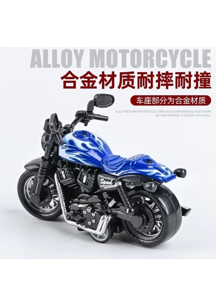 Simülasyon Motosiklet Geri Çekme Yarış Alaşım Araba Modeli Motosiklet Oyuncak Modeli Süsler Erkek Çocuk Oyuncak Beyaz Yangın Ejderha (Yurt Dışından) modelleri