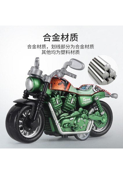 Alaşım Geri Çekme Harley Motosiklet Modeli Gashapon Bebek Makinesi Küçük Oyuncak Araba Çocuk Oyuncağı Süsler Küçük Ducati Siyah (Çanta) (Yurt Dışından) fırsatları