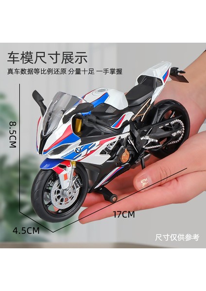 Simüle Motosiklet Modeli Süsler Modaya Uygun El Yapımı Kör Kutu Alaşımlı Üst Düzey Çocuk Oyuncak Araba 1:12 Aprilia V4S Gümüş (Yurt Dışından)