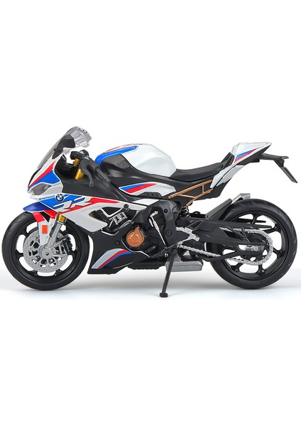 Simüle Motosiklet Modeli Süsler Modaya Uygun El Yapımı Kör Kutu Alaşımlı Üst Düzey Çocuk Oyuncak Araba 1:12 Aprilia V4S Gümüş (Yurt Dışından)