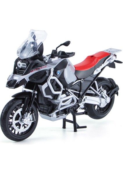 1/12 Bmw R1250GS Simüle Edilmiş Alaşım Motosiklet Modeli Çocuk Oyuncak Araba Sesli ve Işıklı Amortisör Süsleri [siyah ve Sarı] 1:12 Bmw R1250GS Motosiklet (Sesli ve Işıklı) (Yurt Dışından)