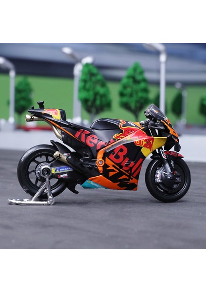 Meritor Picture 1:182021 Sezon Ducati Honda Yamaha Motosiklet Simülasyon Araba Modeli Süsü #33—red Bull Ktm Factory Racing 2021 (Yurt Dışından)