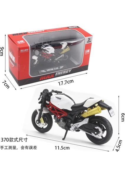Alaşım Motosiklet Modeli Süsler Simülasyon Yarış Motosiklet Oyuncakları Kek Dekorasyon Süsler Motosiklet Erkek Çocuk Oyuncakları Du Kd (Siyah) (Yurt Dışından)