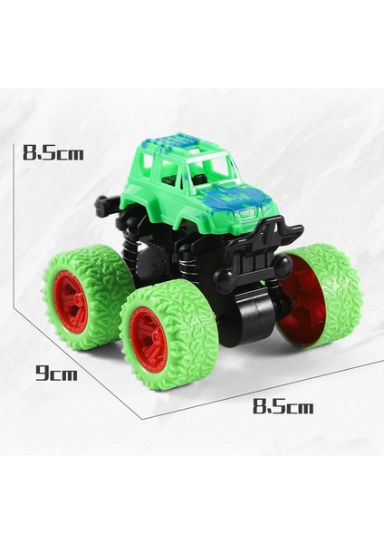 Çocuk Dört Tekerlekten Çekiş Atalet Arazi Aracı Oyuncak Araba Dublör Motosiklet Araba Oyuncak Modeli Yeşil Arazi Aracı (Yurt Dışından)