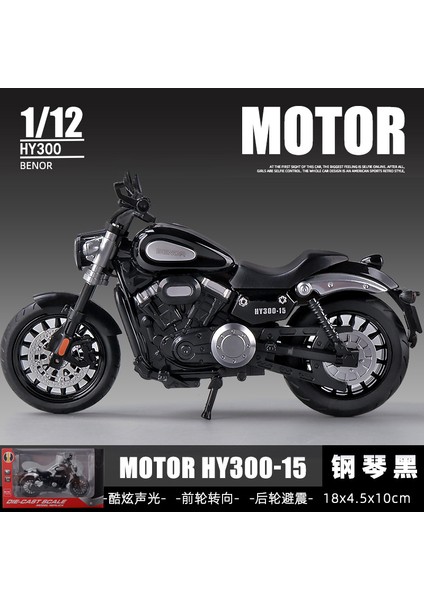 Simüle Motosiklet Modeli Süsler Moda Oyuncaklar Kör Kutu Alaşımlı High-End Çocuk Oyuncak Araba 1:12 Jinjila Siyah (Yurt Dışından) fiyatları