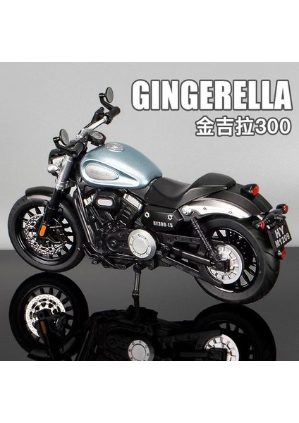 1/12 Kawasaki H2R Simülasyon Alaşım Motosiklet Modeli Çocuk Pürüzsüz Oyuncak Motosiklet Modeli Sesli, Jinjila 300 Gri (Yurt Dışından)