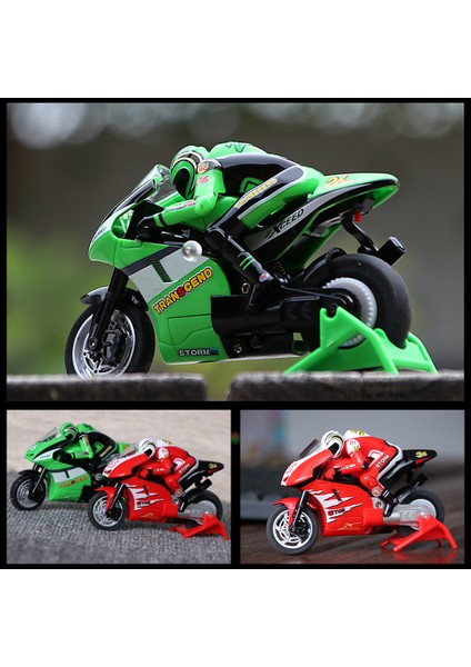 8012 Magic Power 2.4g Atlama Uzaktan Kumandalı Şarj Motosiklet Rc Tam Ölçekli Zarif Yarış Mini Yüksek Hızlı Yeşil Motosiklet (Yurt Dışından) fiyatları
