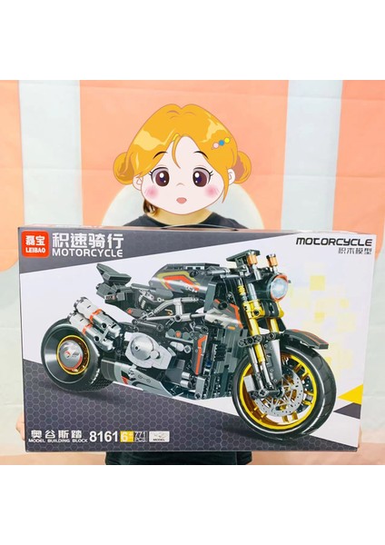 Yapı Taşlarıyla Uyumlu Çocuk Montajlı Motosiklet Modeli Erkek Çocuk Montaj Oyuncağı 8161 Augusti (771PCS) (Yurt Dışından) fiyatları