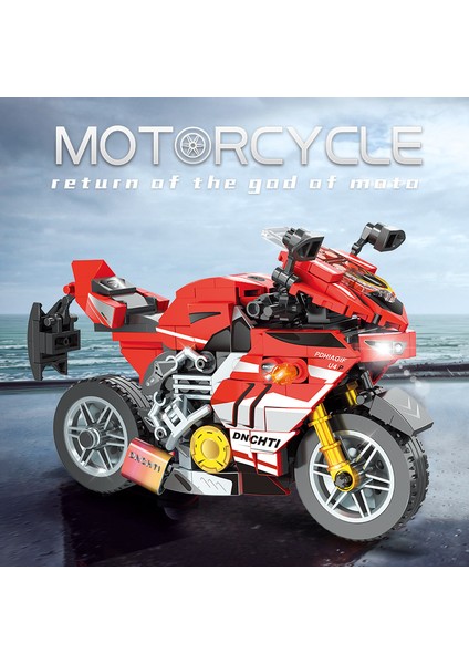 Yapı Taşlarıyla Uyumlu Harley Motosiklet Mekanik 6 Cyclonus Montaj Oyuncakları 8 Erkek Kawasaki Motosiklet Modeli Süsler [tabanlı] Xinbao. At Su Kuşu [255 Adet] (Yurt Dışından)