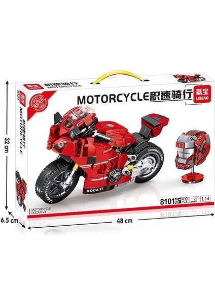 Motosiklet Yapı Taşları ile Uyumlu Kawasaki Motosiklet Modeli Çocuk Yaratıcı Montaj Oyuncak Erkek 8101-JISU Sürme Gerektirmeyen Yapı Taşı Kask (Yurt Dışından) fiyatları