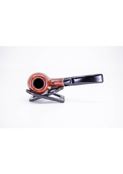 Kırmızı Yıldız 234 9mm. Filtreli Akrilik Saplı Pipo - Bent Billiard 237099