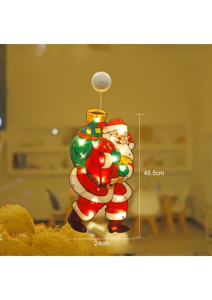 LED Noel Dekoratif Işıklar Noel Baba Kardan Adam Şekli (Yurt Dışından)