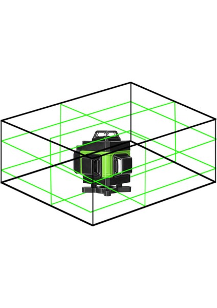 Çok Fonksiyonlu 4d 16 Çizgi Lazer Seviyesi 3° Kendinden (Yurt Dışından)