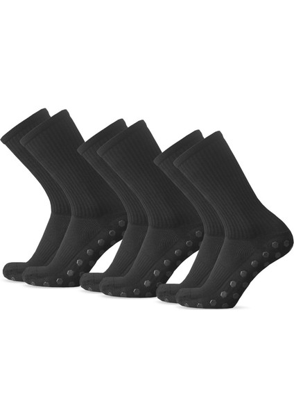 3 Çift Kaymaz Futbol Çorapları Takım Sporları Çorapları (Yurt Dışından)