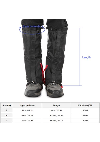 Açık Dağ Kar Bacak Çorapları Rüzgar Geçirmez Su Geçirmez (Yurt Dışından) modelleri