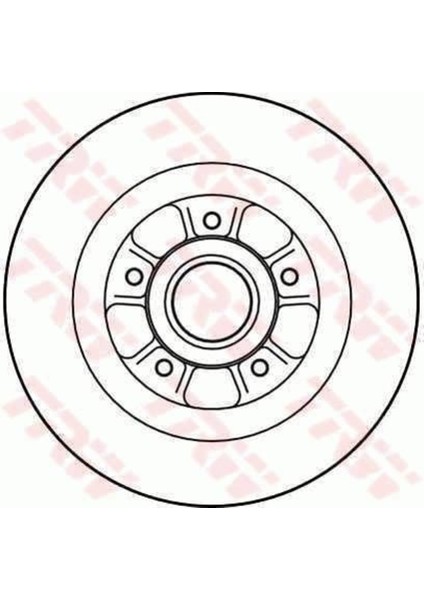 DF4227 Fren Diski Arka Laguna Iı 01- Düz 274MM
