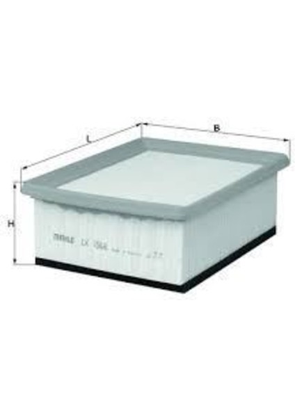 LX1568 LX1568 Hava Filtresi Partner 02- / Berlingo 2.0 Hdı 1.9d Dw8