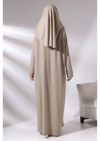 Vizon Kadın Çantalı Pratik Başörtülü Tek Parça Namaz Elbisesi indirimleri