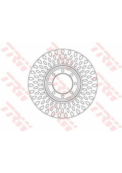 DF6688S Fren Diski Arka Daily 06-11 Havalı 294MM