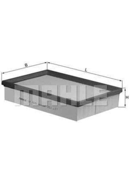 LX1570 LX1570 Hava Filtresi Cmax 04- Focus Iı 04- / Mazda 3 04- / C30 06- 1.6 Tdcı