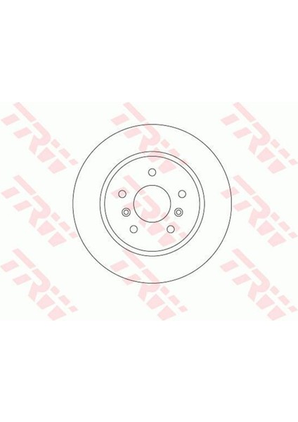 DF6787 Arka Fren Diski Kadjar 15 Qashqaı J11 13 289.5X13X5