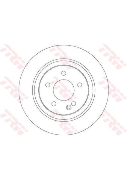 DF6788S Fren Diski Arka Dolu Ø300 5 Bijon Mercedes Vito W447 2014-