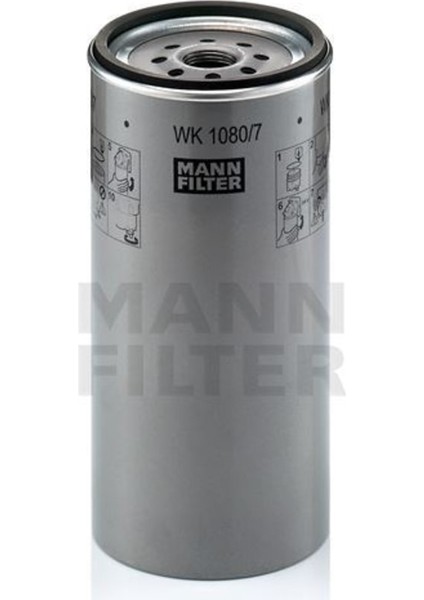 WK10807X Yakıt Filtresi Yenı Ford Cargo Sase Su Uyumlu Zp 3068F Zp 3167F WK1080 7x