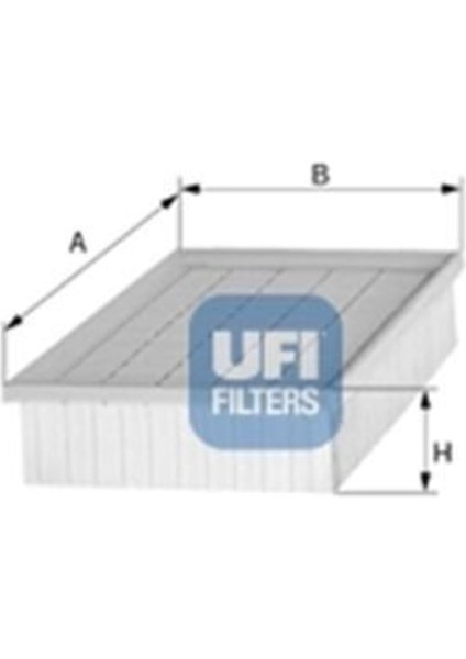 Ufı 30.246.00 Hava Filtresi Cmax 04- Focus Iı 04- / Mazda 3 04- / C30 06- 1.6 Tdcı