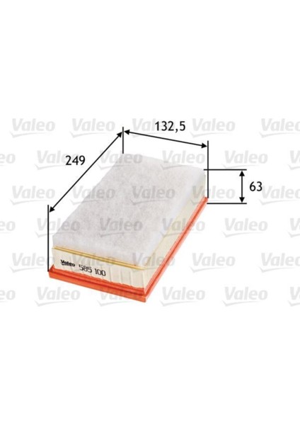 585100 Hava Filtresi Peugeot 407, 407 Coupe 1.6 Hdi 16V 1 Adet