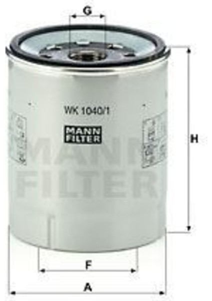 WK10401X WK10401X Mazot Filtresi Fe Iı Fl Iı 06- Mıdlum Iı Premium