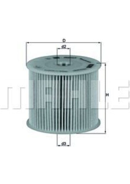 KX85D KX85D Mazot Filtresi Scudo / 206 306 307 406 807 Partner / C5 Berlingo 2.0 Hdı DW10 2.0 Jtd