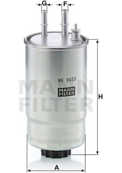 WK9053Z Mazot Filtresi Boxer 11- 3.0 Hdı / Jumper / Accent Era 09- Getz 06- Euro5