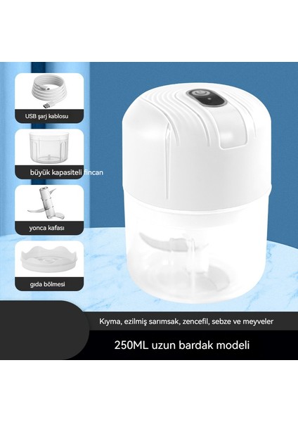 250ML Ev Kablosuz Taşınabilir Çok Fonksiyonlu Sarımsak Blender (Yurt Dışından) fiyatları