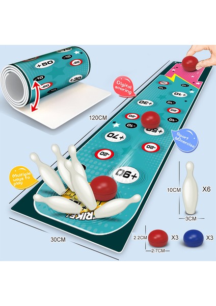 Kapalı Eğlence Ebeveyn-Çocuk Bowling Masaüstü Eğitici Oyuncaklar (Yurt Dışından)