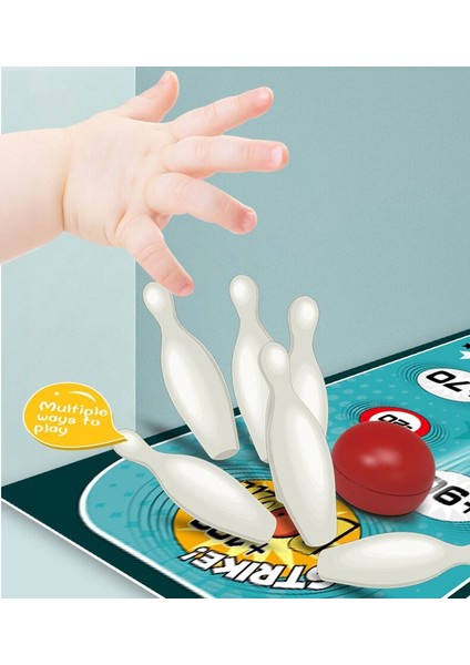 Kapalı Eğlence Ebeveyn-Çocuk Bowling Masaüstü Eğitici Oyuncaklar (Yurt Dışından)