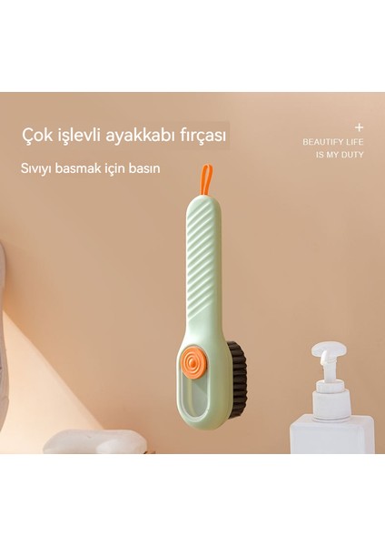 Ev Tipi Çok Fonksiyonlu Sıvı Ilaveli Basmalı Ayakkabı Temizleme Fırçası (Yurt Dışından) modelleri