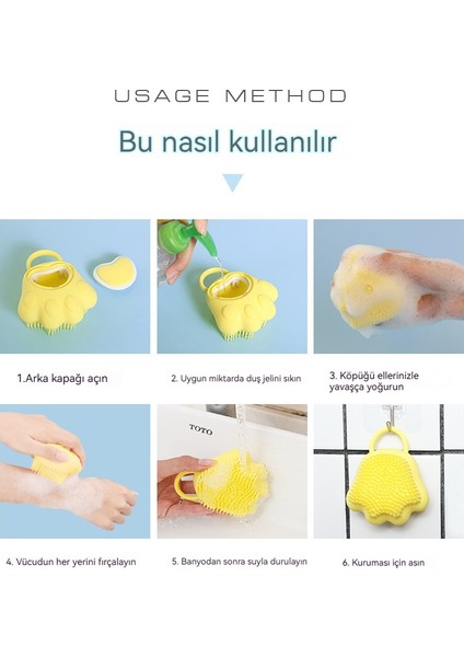 Bebek Silikon Banyo Ev Masaj Banyo Fırçası (Yurt Dışından) indirimleri