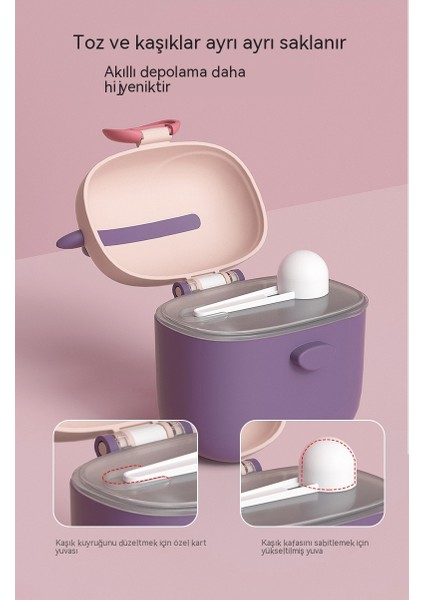 Bebek Için Taşınabilir, Hareket Halindeyken Süt Tozu Mühürlü Kutu (Yurt Dışından) fırsatları