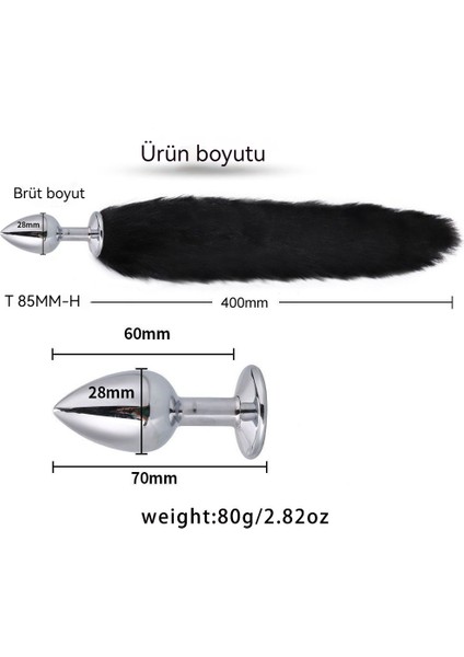 Sevimli Simüle Edilmiş Hayvan Kulakları ve Kuyruk Saç Aksesuarları Seti (Yurt Dışından) fırsatları