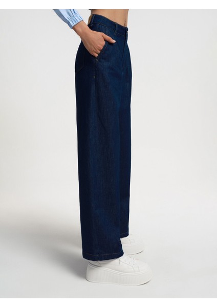 Long Wide Leg Regular Fit Kadın Pantolon