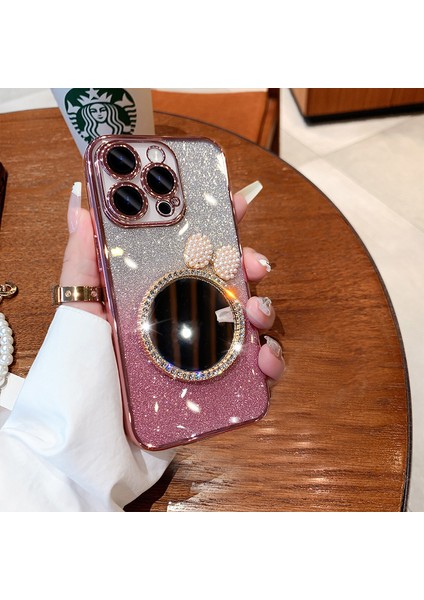 iPhone Xs Max Aynalı Simli Bling Telefon Kılıfı (Yurt Dışından)